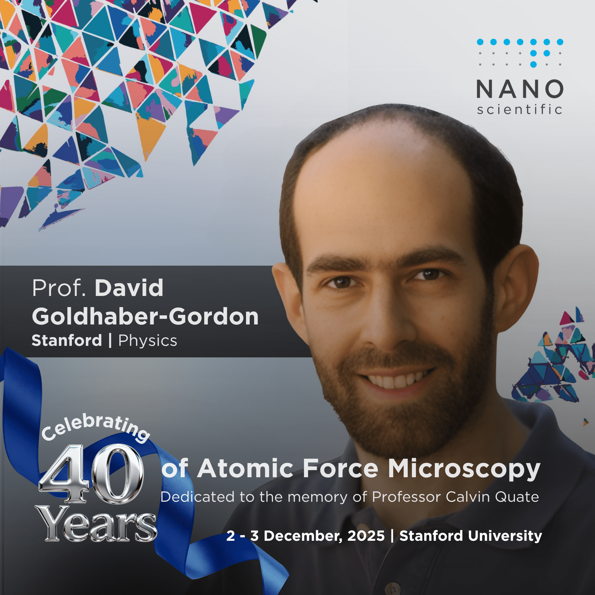  Video List 8 Results Merging Acoustic and Atomic Force Microscopies to Probe Physical Properties of Surfaces and Buried Layers with Nanometer and Nanoscond Resolution Prof. Oleg Kolosov 2025 Americas English Atomic Force Microscope (AFM) Electromagetic Active AFM Cantilevers and the New Research They Enable Prof. Georg Fantner 2025 Americas English Atomic Force Microscope (AFM) Life science Pushing the Limits of Microwave Impedance Microscopy: Toward High-Precision, Quantitative, and Multimodal Nanoscale Imaging Dr. Eric Ma 2025 Americas English Atomic Force Microscope (AFM) Electromagetic Twisted Layered Structure Linked to Electronic Properties